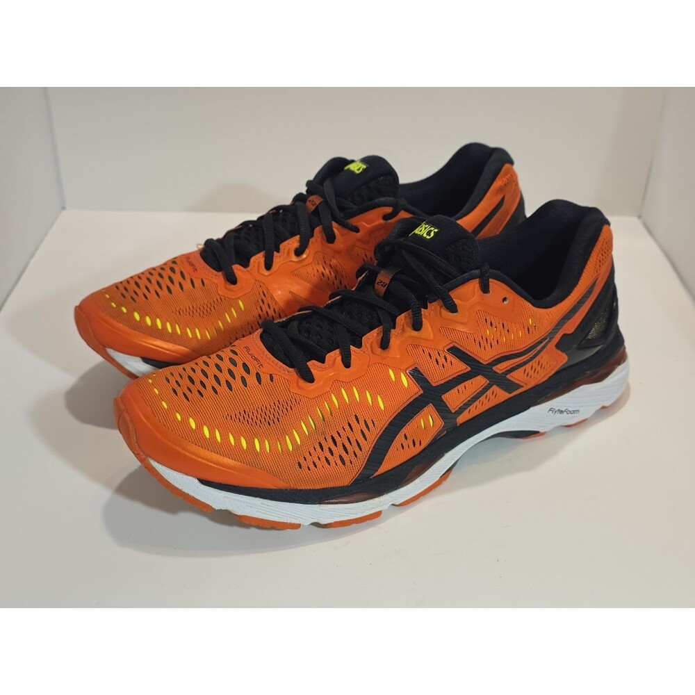 Mens Asics Gel Kayano 23 Running Shoes 10.5 Used T646N Orange (FADED SIZE TAG)